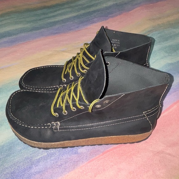 Birkenstock MARTON Oiled Leather boots men’s size 12 - Picture 7 of 11